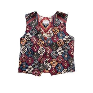 Gotcha Covered Southwestern Vest‎ – Size L – Made in USA